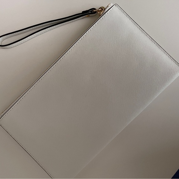 Michael Kors Gold and White Clutch - Picture 5 of 5